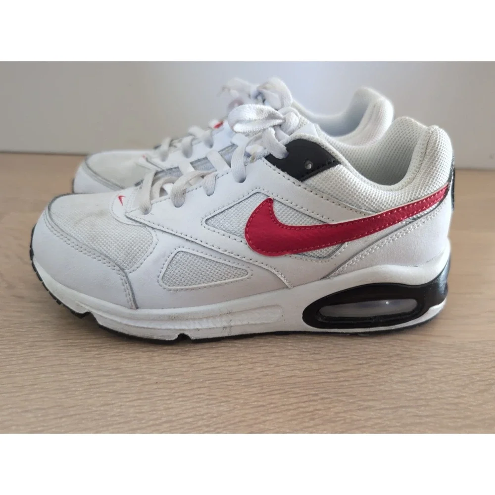 Nike Air Max Scarpa IVO (PS) 579996 101 Size 2Y White Sneakers Laces Kids